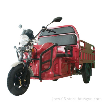 Triciclo di carico elettrico di qualità jinpeng triciclo a tre ruote triciclo adulto verde argento argento moto batteria di potenza